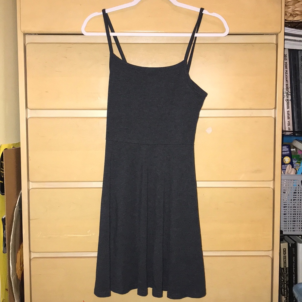 Gray mini dress